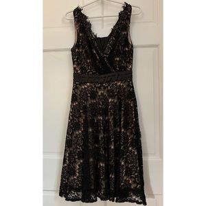 Black lace dress